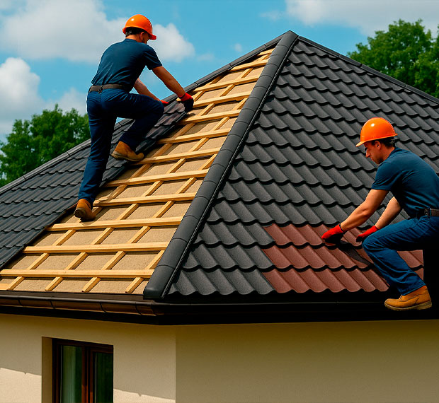 Монтаж шатровой крыши в Красном Куте