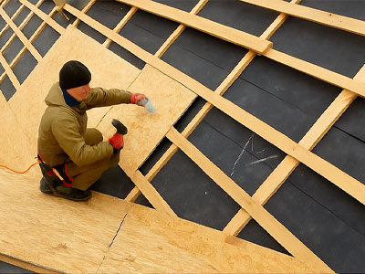 Строительство обрешетки 